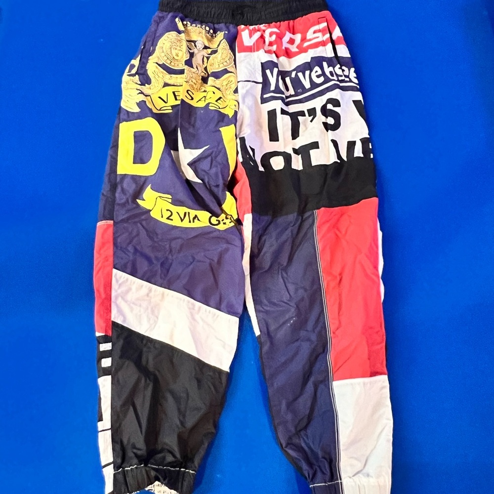 Versace Multicolor Graphic Joggers